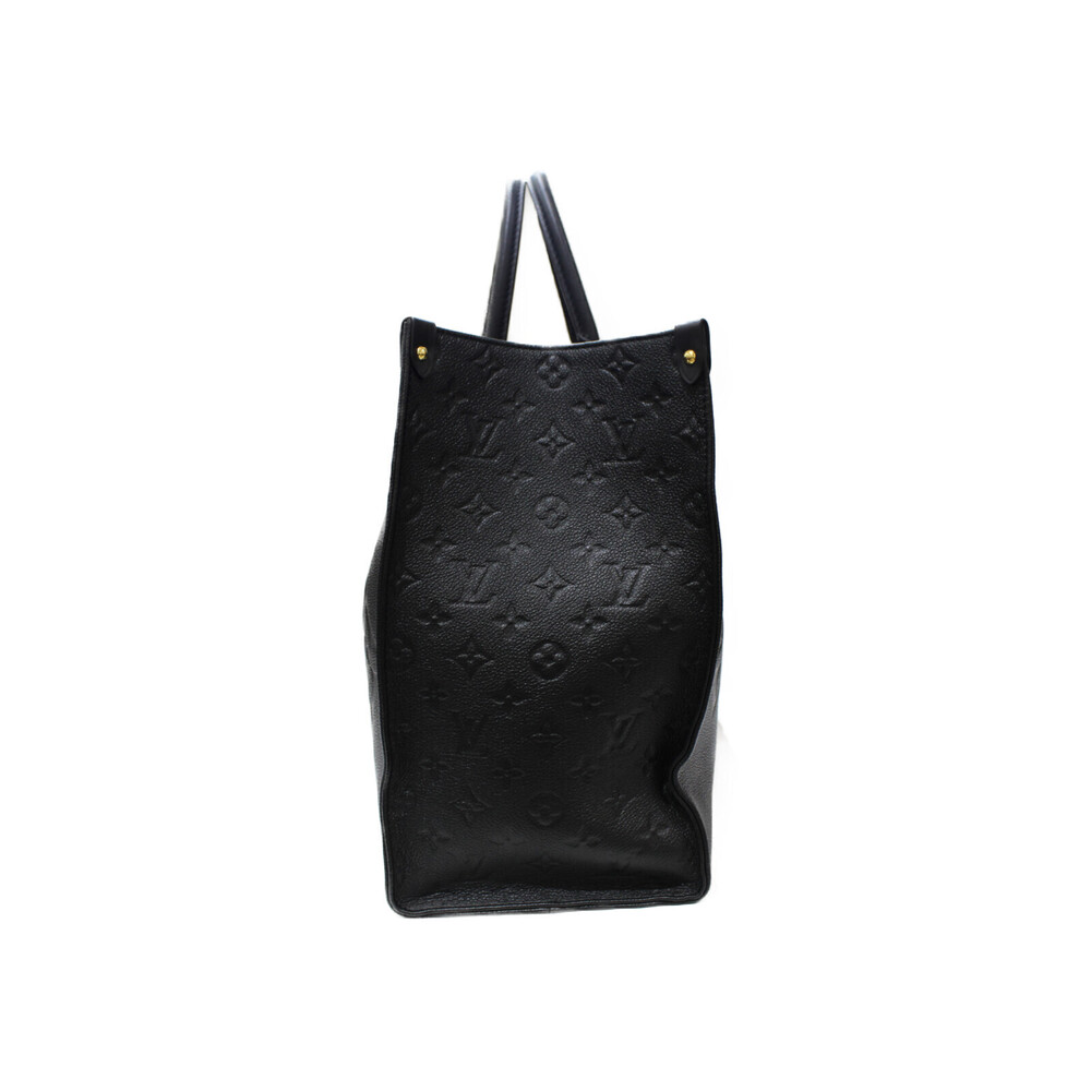 Louis Vuitton Tote Noir On the Go Empreinte Black Bag